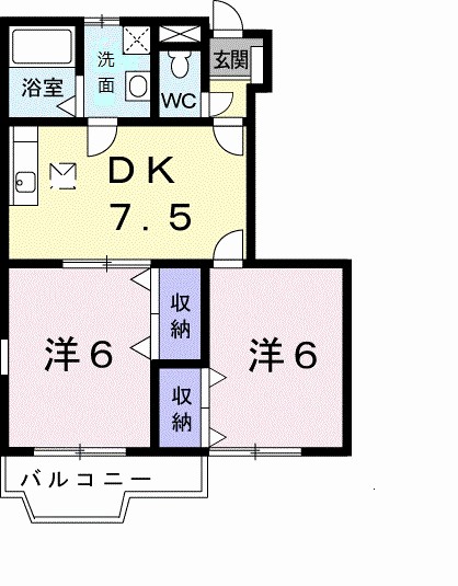 アンジェリオ　Ｂ 間取り