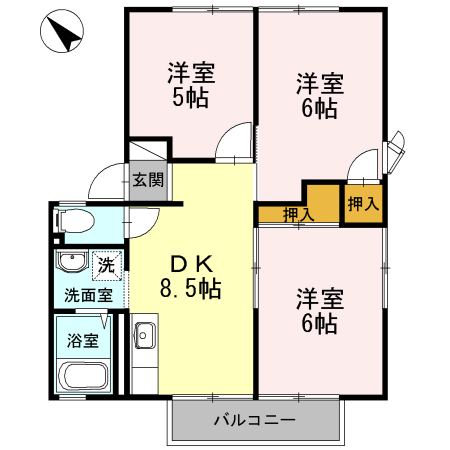 フレグランスＡＰ 間取り
