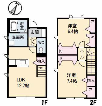 シャーメゾンクラヴィエ北島 間取り