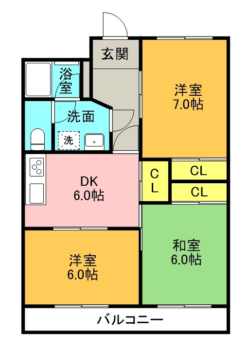 コーポ藤田 間取り