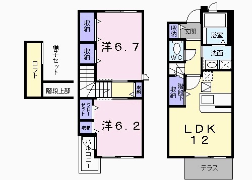 ファイン　カレッジ 間取り