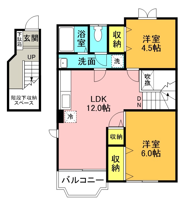 Ｌｉｆｅ館リエールＣ 間取り