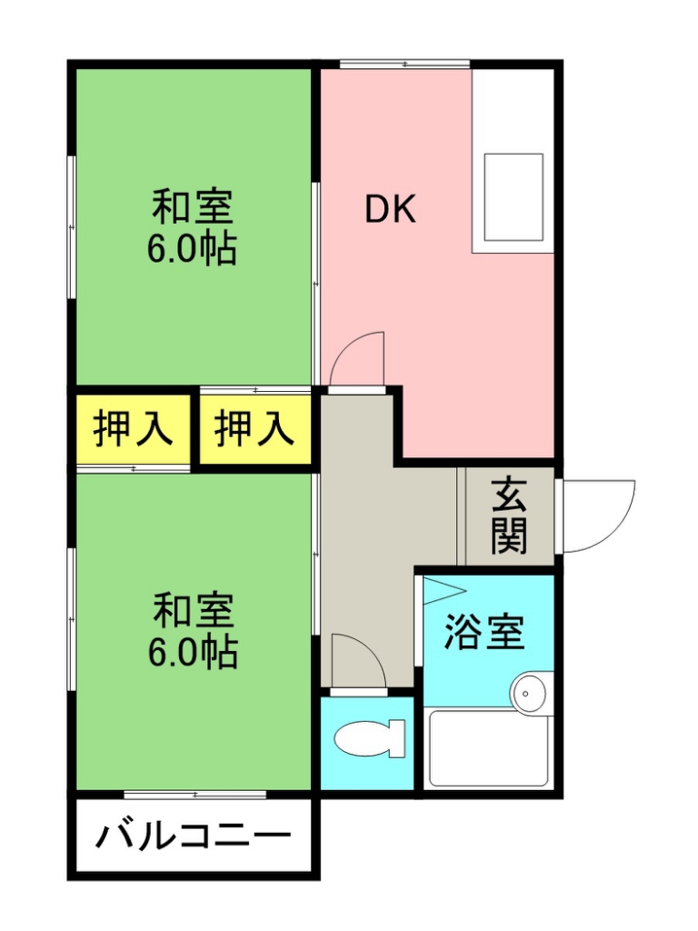 原コーポ 間取り