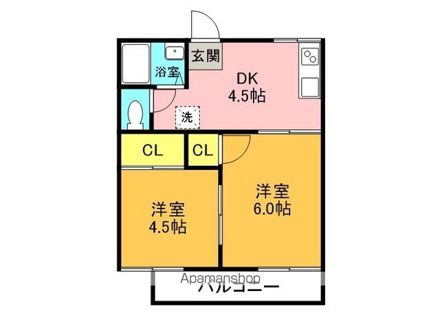 コーポ末広 間取り