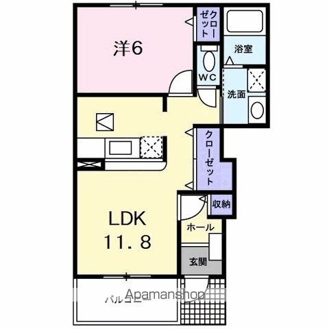 グレースガーデン　Ａ 間取り
