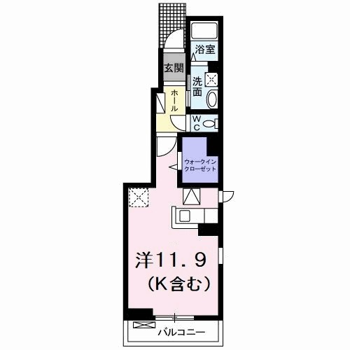 ヴァン・ヴェール　Ⅰ 間取り
