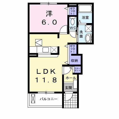 グレースガーデン　Ｂ 間取り