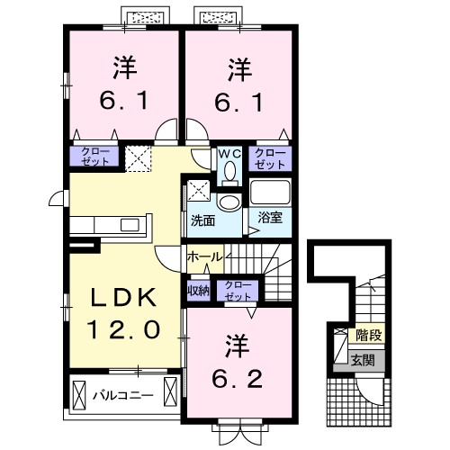 クラールプレディエＦ 間取り