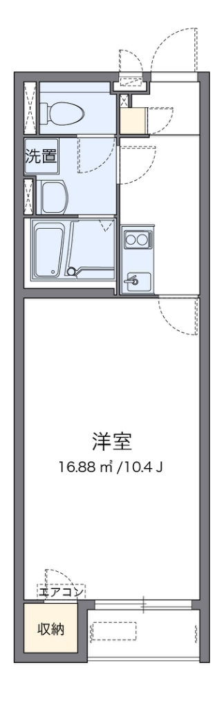 クレイノＨＩＫＡＲＩ 間取り