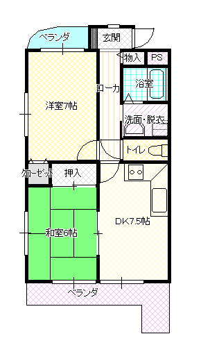 アクティー川島 間取り