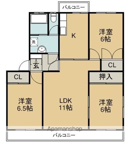 末広レインボーハイツ 間取り