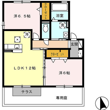 リバーサイド野神 間取り