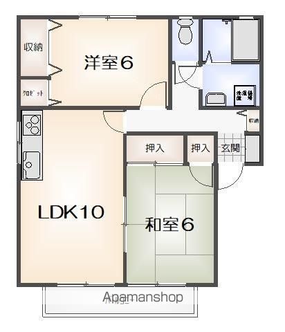 セジュール大原Ⅱ 間取り