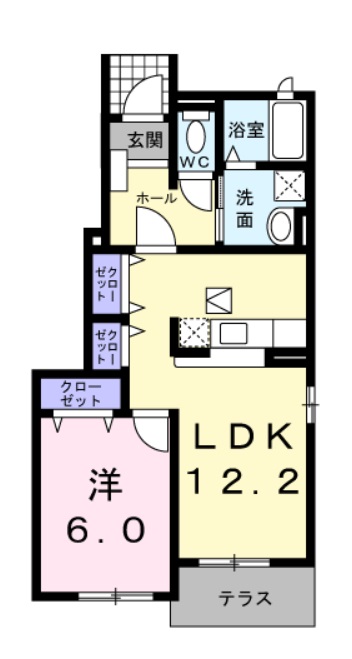 モーント　シャイン　Ｃ 間取り