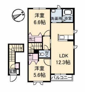 ヴィラ　エスペランス　Ⅲ 間取り