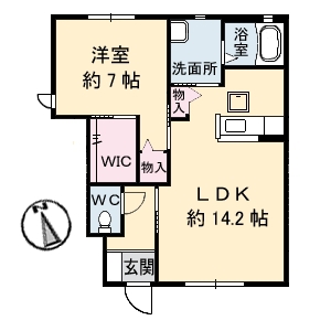 シャーメゾン霧ケ峰　Ａ棟 間取り