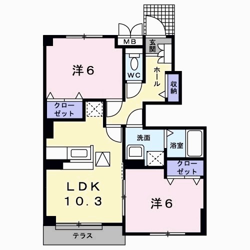 ポート・レーゼ　Ｃ 間取り