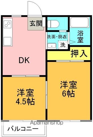 フレグランス麻植Ⅰ 間取り