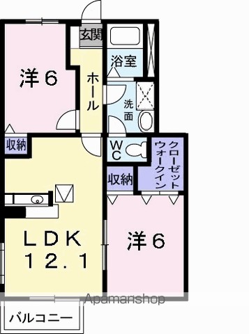 アビタシオン勝瑞Ｉ 間取り