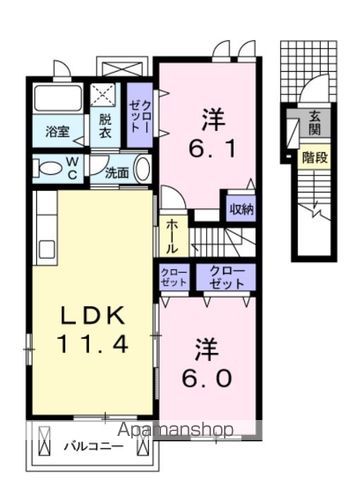 レア・ステーションⅡ 間取り