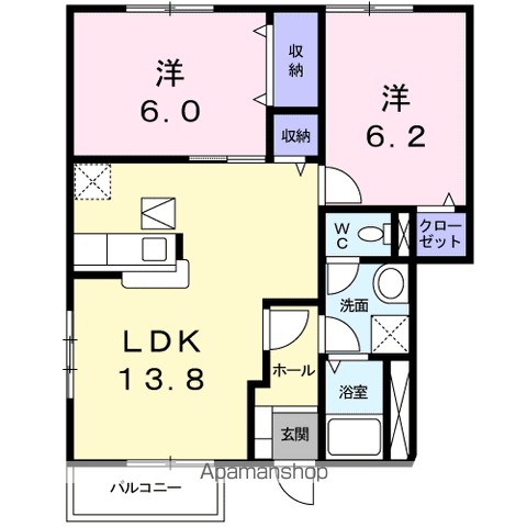 サンシェールＢ 間取り