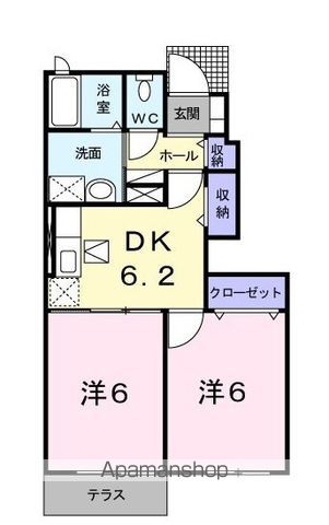 アグリーアブル　レジデンス　Ｃ 間取り