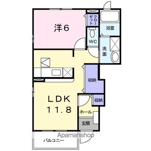 グレースガーデン　Ｂ 間取り
