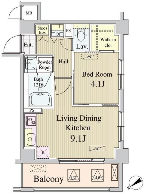アンソレイユ 間取り