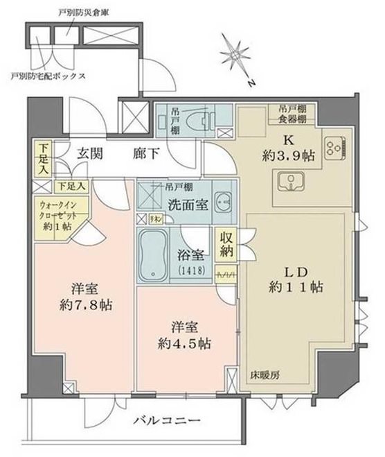 ザ・パークハウス北青山 間取り
