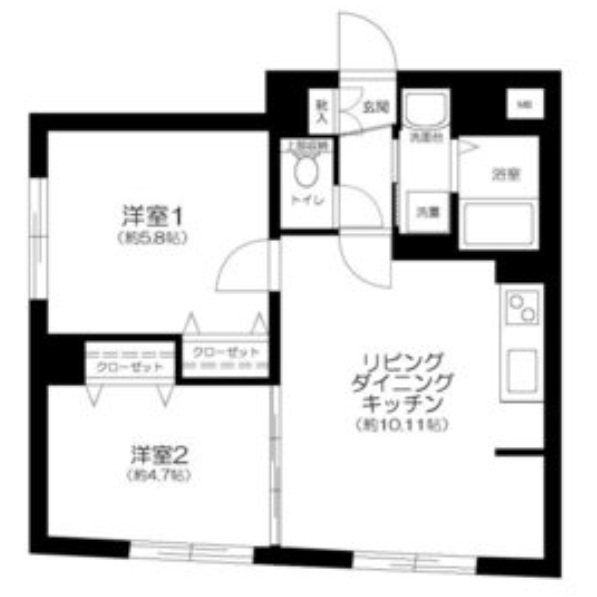 CENTRAL　GARDEN　RESIDENCE　TOKYO 間取り