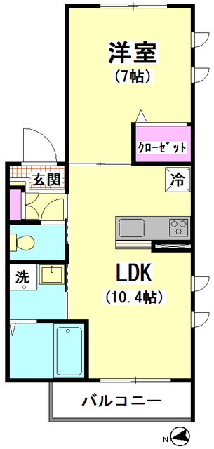 SYクレール大井町 間取り