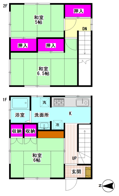 萩中153戸建 間取り
