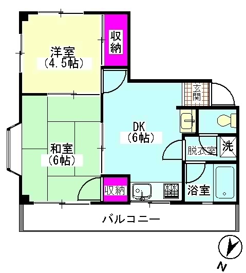 ハイムセンスイ 間取り