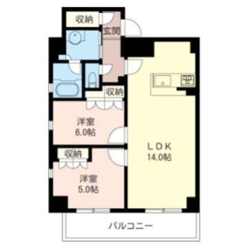エスティメゾン大井仙台坂 間取り
