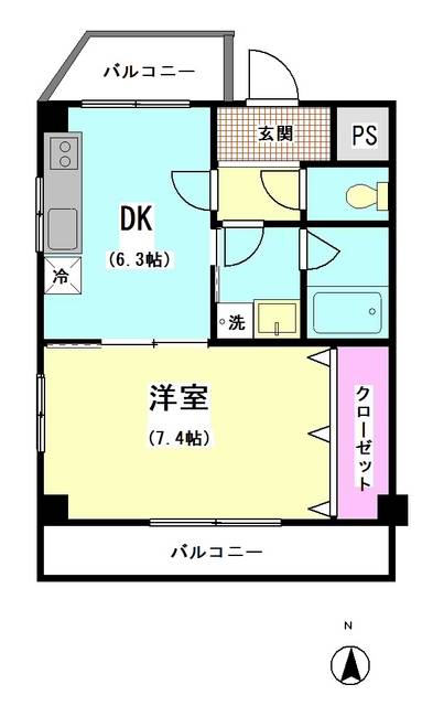 フェリーチェ中延 間取り