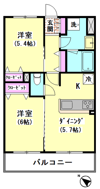 テラッツァ池上 間取り