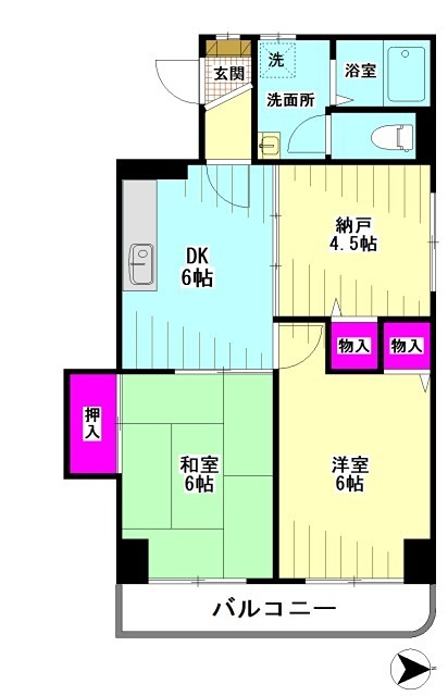 ソシアルハイツ 間取り