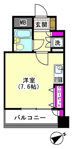 スペーシア目黒不動前 間取り