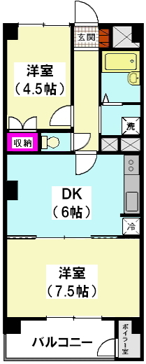 大井町ハイツ 間取り