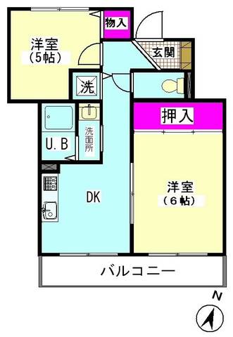 エリゼ伍番館 間取り