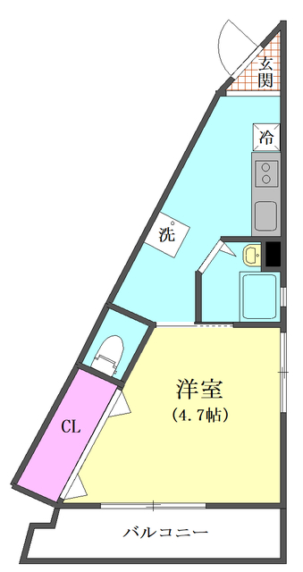 魚秀ビル 間取り