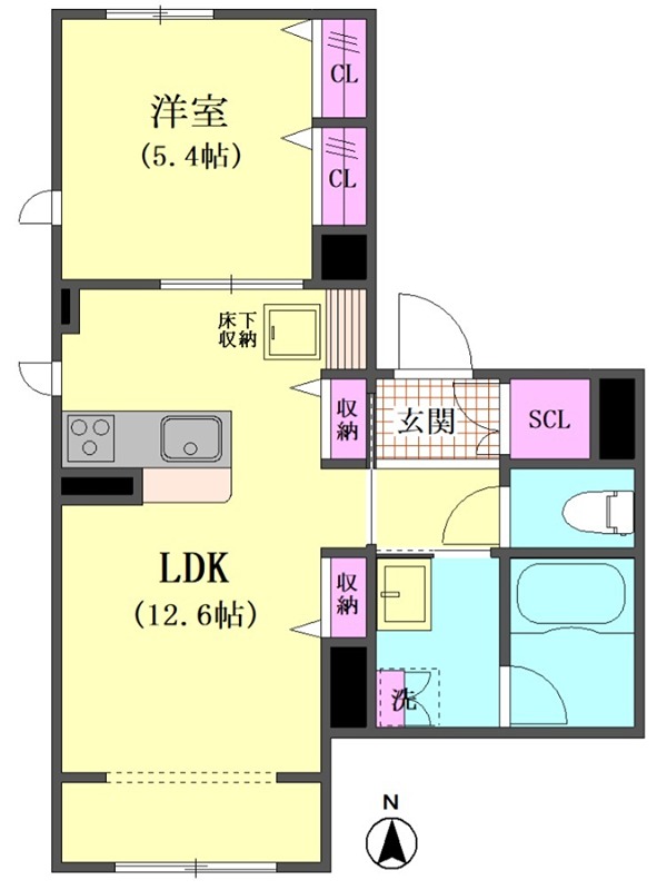 Maison Cristal西大井 間取り