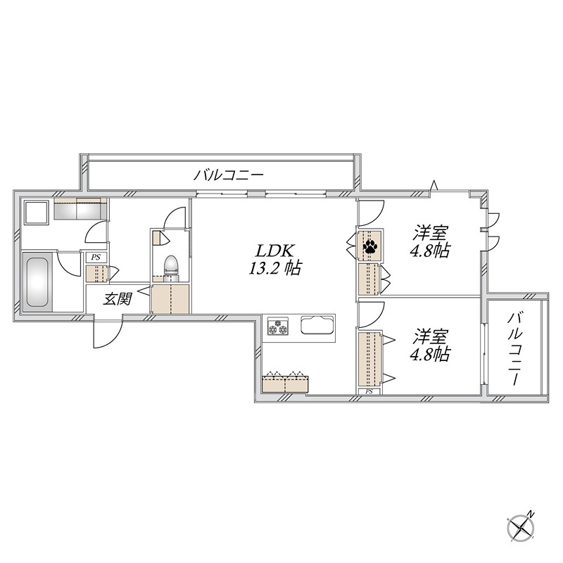 Grand Nobie Omori 間取り