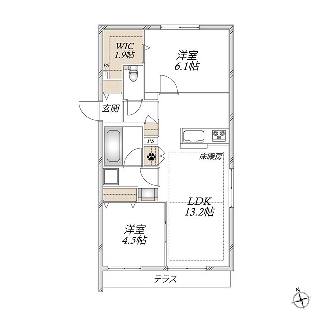 （仮称）羽田1丁目メゾン 間取り
