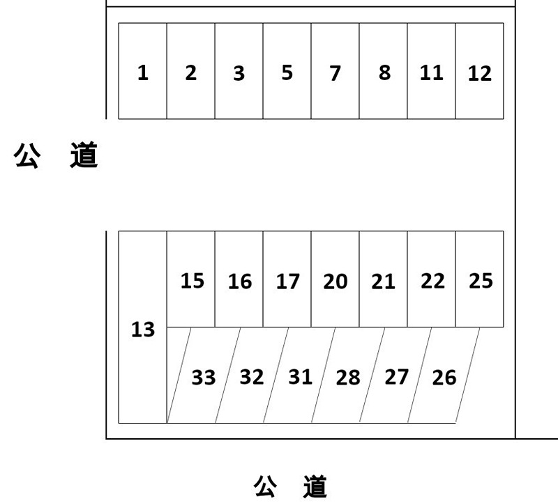 天明第一駐車場 間取り