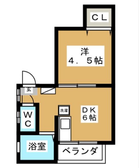 山崎アパートⅡ 間取り
