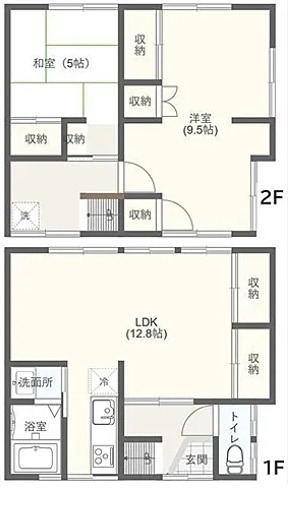 東京都品川区西品川2-17-21戸建 間取り