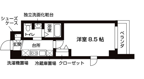 OVEST COURT 間取り