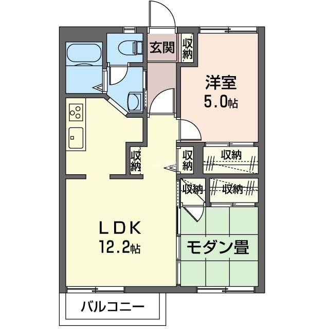 フレグランスあさと 間取り