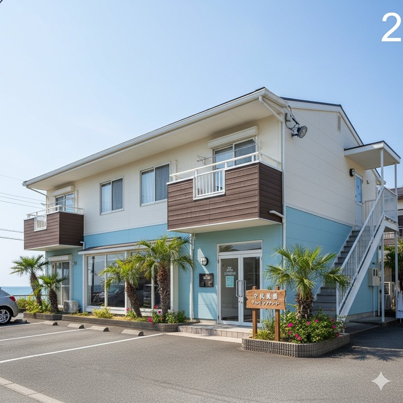 中海岸テストアパート 外観